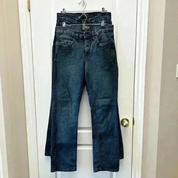 Urban Star Men’s Jeans 2 Pairs Blue Size 30 Relaxed Fit Stretch Work Jeans - Picture 4 of 15